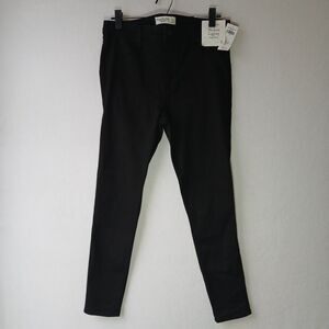 NEW Abercrombie & Fitch The Jean Legging Women 31 Black 12R HighRise Stretch 778